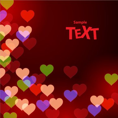 Kalpli soyut arkaplan