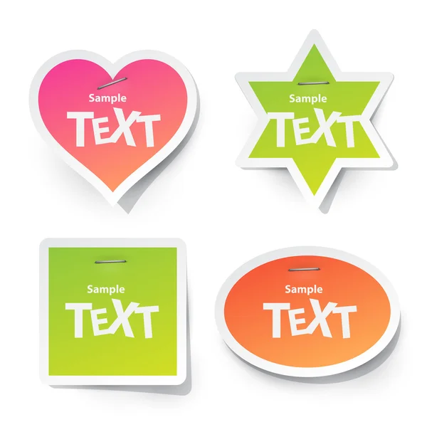 Sticker for text — Stock Vector
