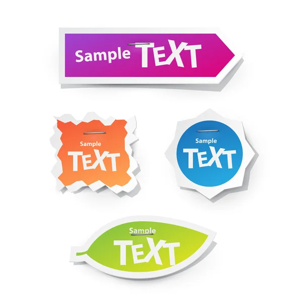 Sticker for text — Stock Vector