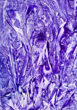 Purple jungle abstract painting clipart