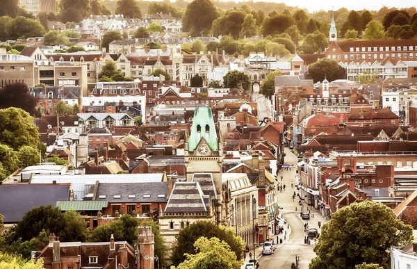 Winchester UK town view — Stock Photo, Image