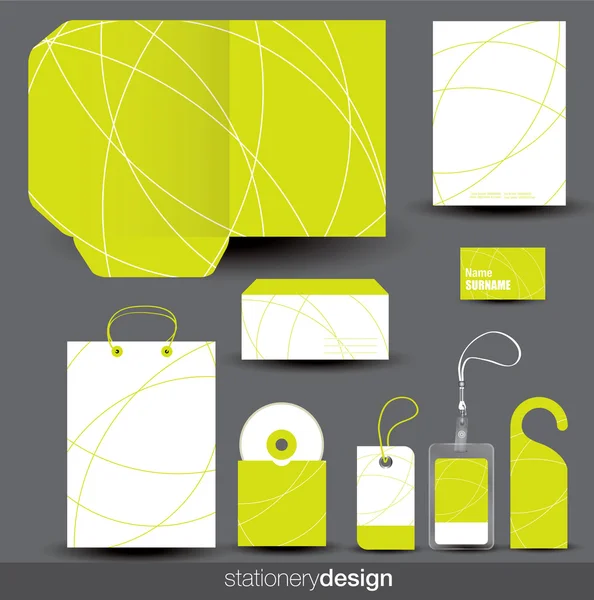 Stationery design set — Stock Vector