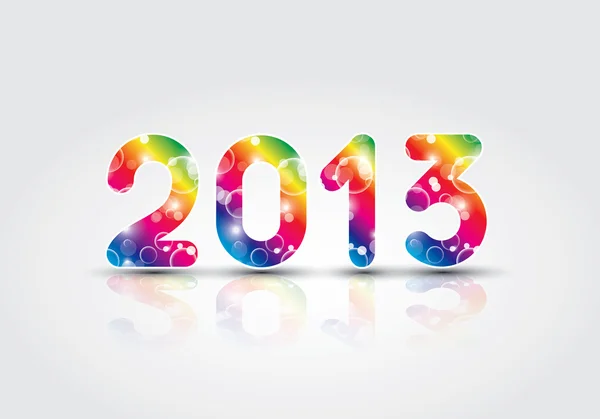 Obrázek nový rok 2013 — Stockový vektor