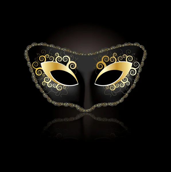 Venetian mask concept for woman — Stock Vector