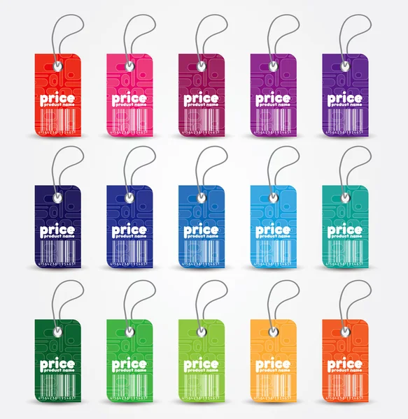 retro desenli fiyat etiketi