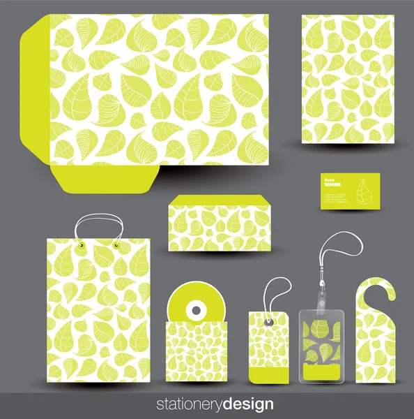 Conjunto de design de papelaria — Vetor de Stock