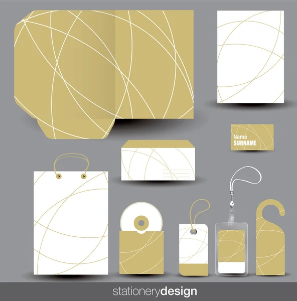 Conjunto de design de papelaria —  Vetores de Stock