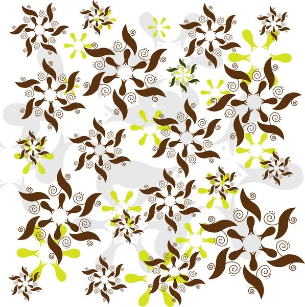 Motif floral abstrait — Image vectorielle