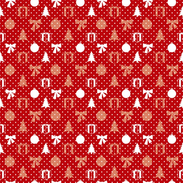 Modèle de Noël rétro — Image vectorielle