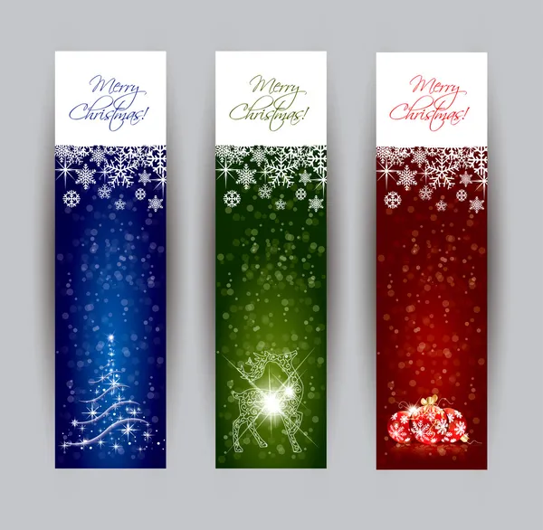 Bannière de Noël concepts — Image vectorielle