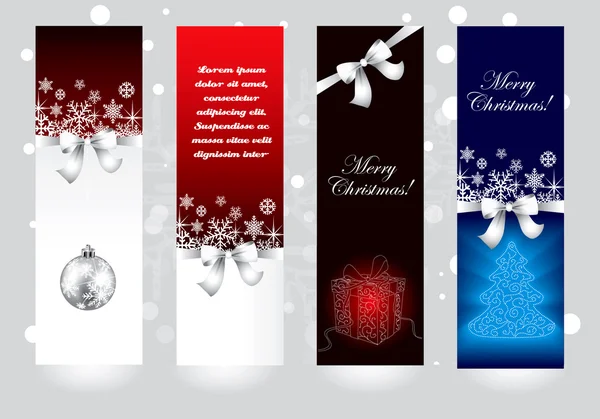 Conceptos de banner de Navidad — Vector de stock