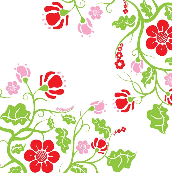 Motif floral abstrait — Image vectorielle