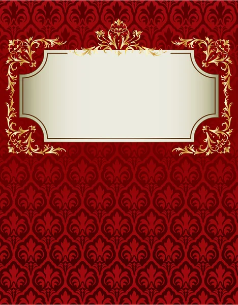 皇家复古封面 — 图库矢量图片