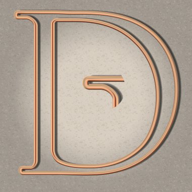 bakır boru mektup steampunk resimler için