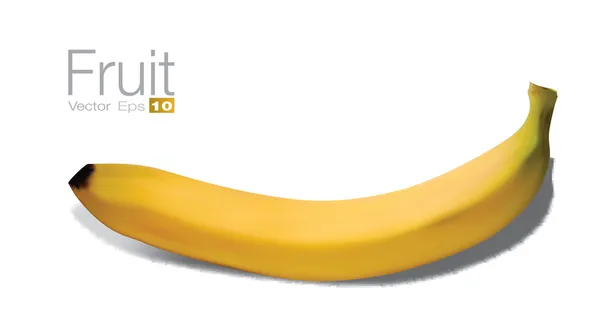 Alta Banana dettagliata — Vettoriale Stock