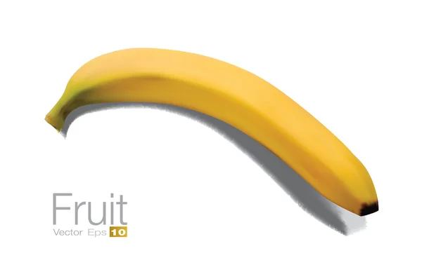 Alta Banana dettagliata — Vettoriale Stock