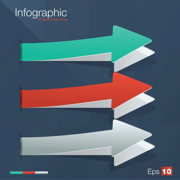 Infografica in stile Metro — Vettoriale Stock