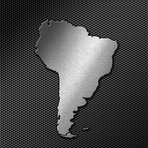 Sydamerika karta — Stockfoto