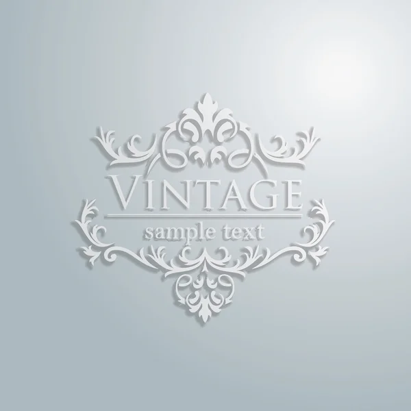 Kunglig vintage design — Stock vektor