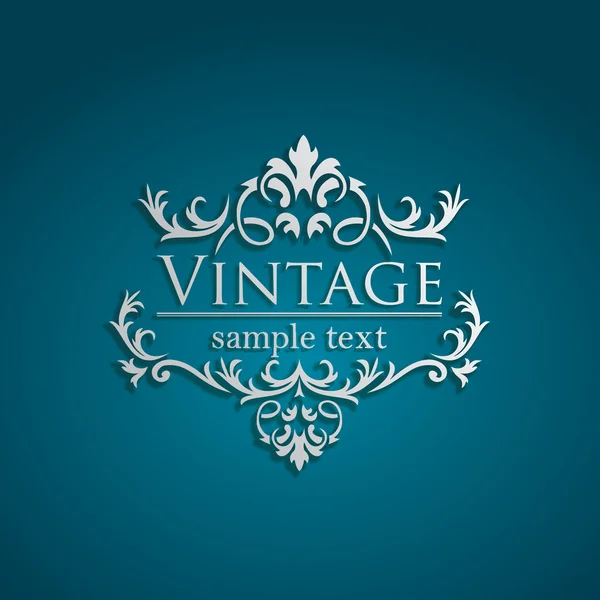 Kunglig vintage design — Stock vektor