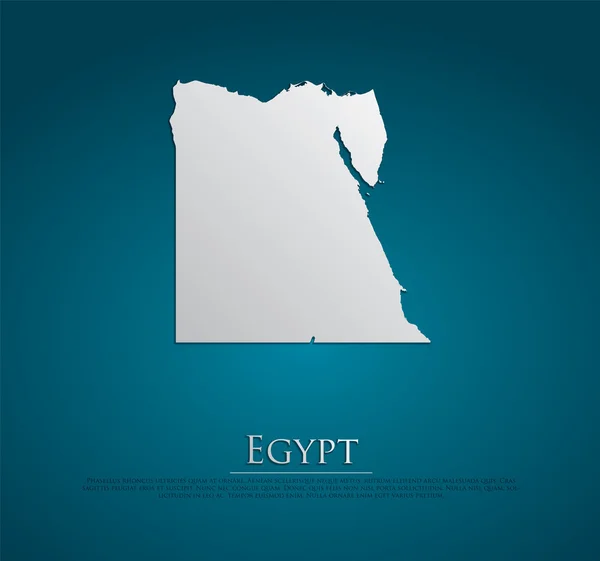 埃及地图 — 图库矢量图片