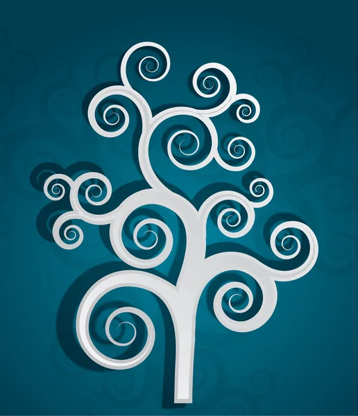 Concepto decorativo del árbol — Vector de stock