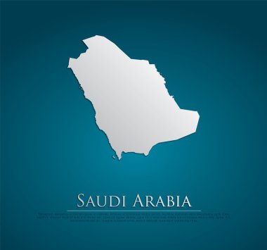 Saudi Arabia Map clipart