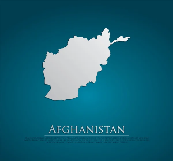 아프가니스탄 지도 — 스톡 벡터