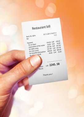 restoran faturası