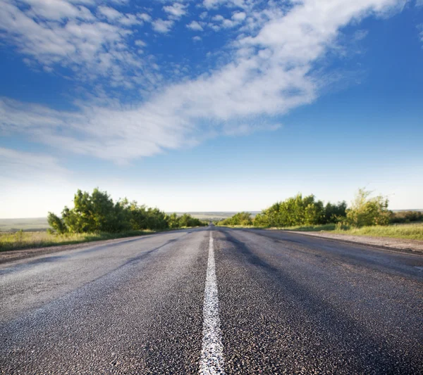 Asphaltstraße — Stockfoto