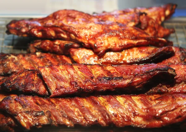 Carne de porco frita — Fotografia de Stock