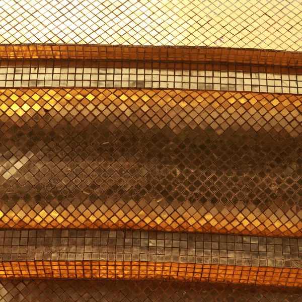 Mosaico de mármol dorado-piedra —  Fotos de Stock