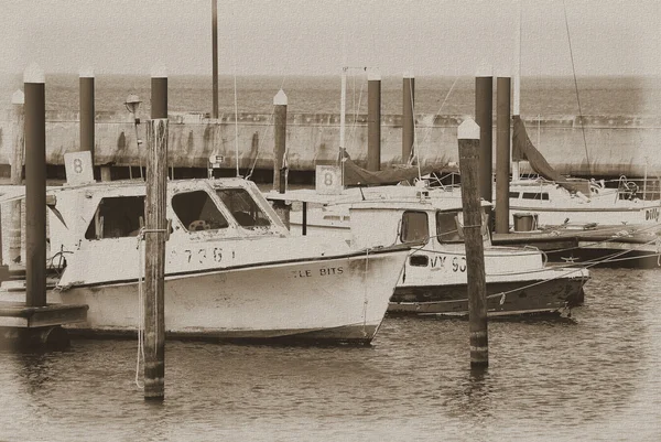 A velha marina — Fotografia de Stock