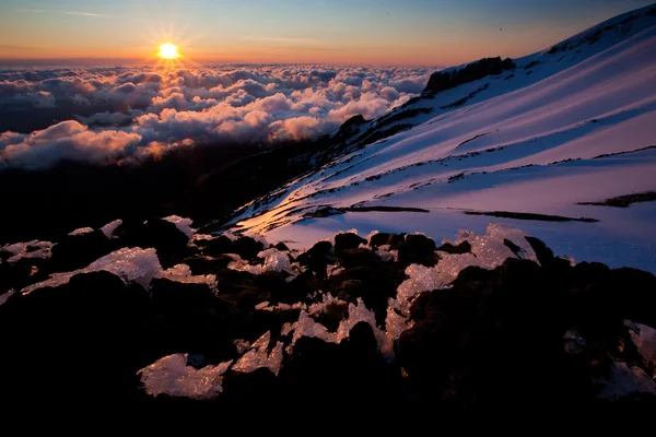 Schöner Sonnenuntergang — Stockfoto