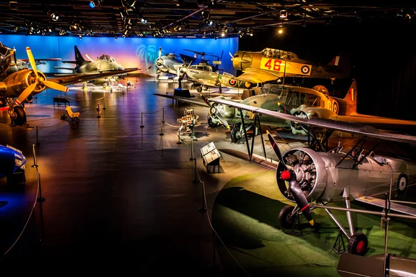 Музей авіації — стокове фото