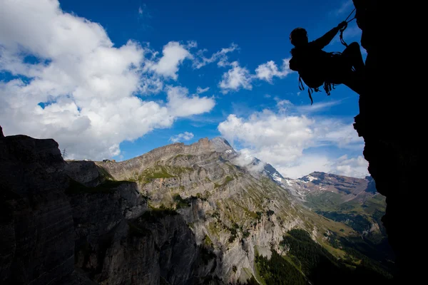 Estate alpinismo — Foto Stock