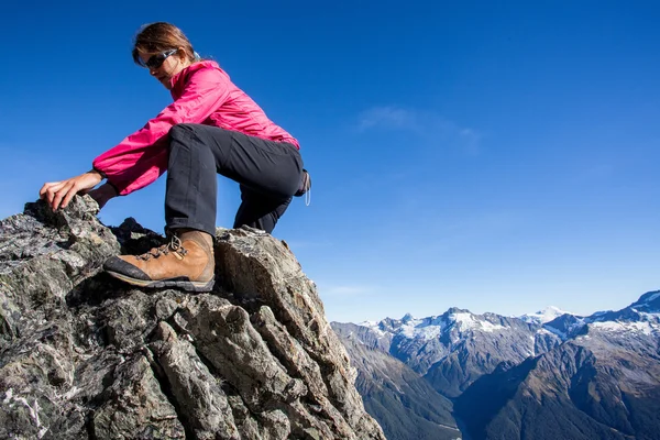 Escalada de montaña — Foto de Stock