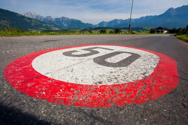 Speed limit — Stock Photo, Image