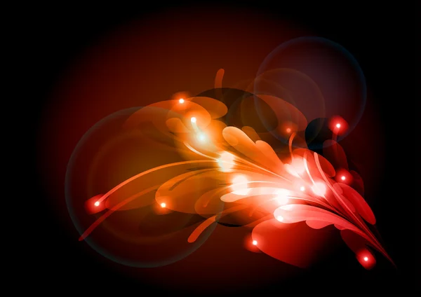 Explosion rouge — Image vectorielle