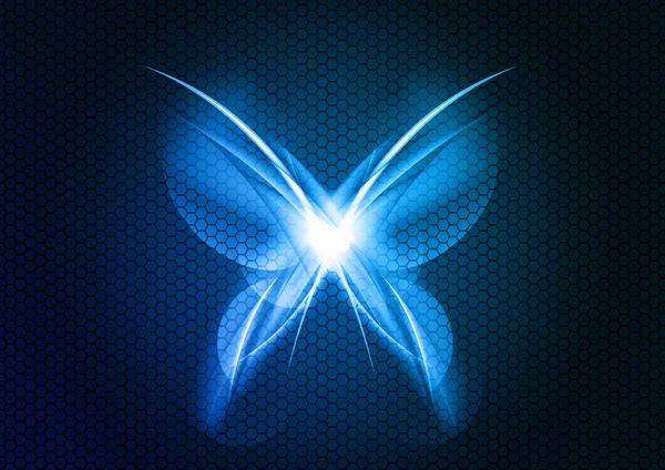 Mariposa abstracta — Vector de stock