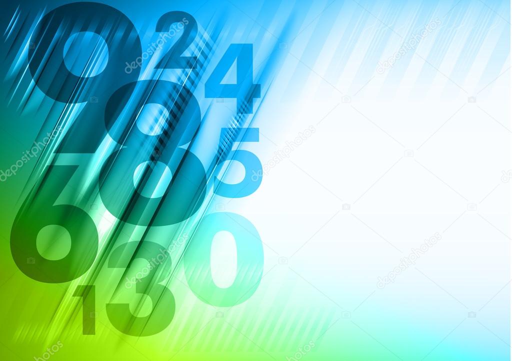 abstract numbers background