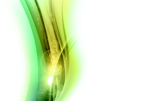 図形の輝く緑 — ストックベクタ