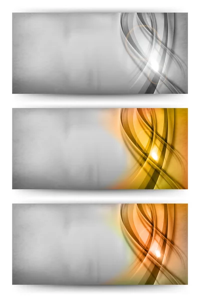 Tre färg kort — Stock vektor