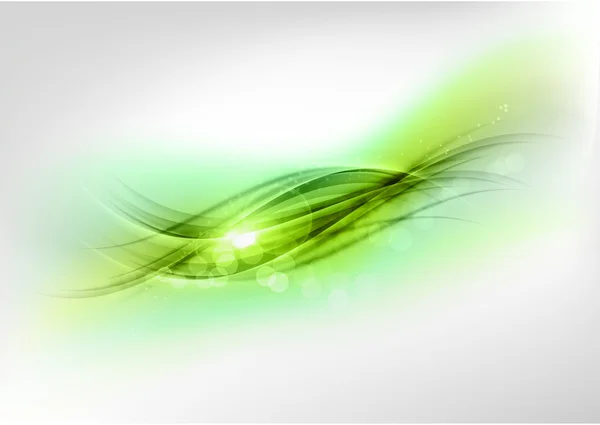 緑色の抽象的な図形 — ストックベクタ