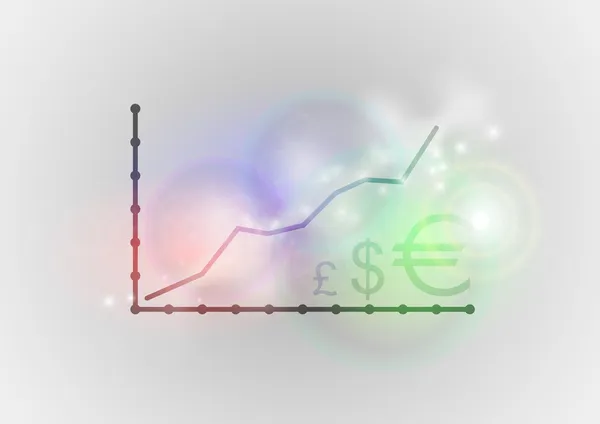 Gráfico acima — Vetor de Stock