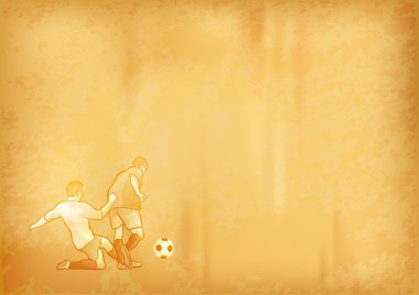 eski futbol kağıt