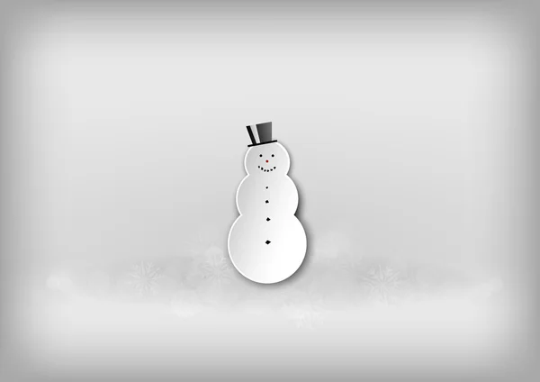 Bonhomme de neige — Image vectorielle