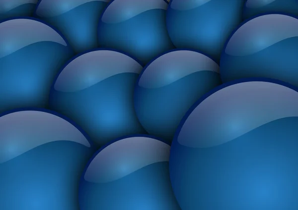 Blue circles — Stock Vector