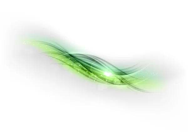 Grön våg — Stock vektor