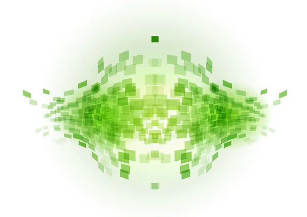 Poisson abstrait vert — Image vectorielle